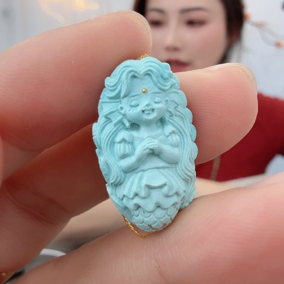 绿松石未镶嵌珠宝半成品