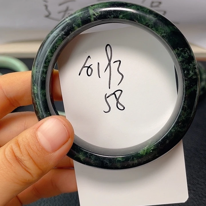 合金蛇纹石玉手镯