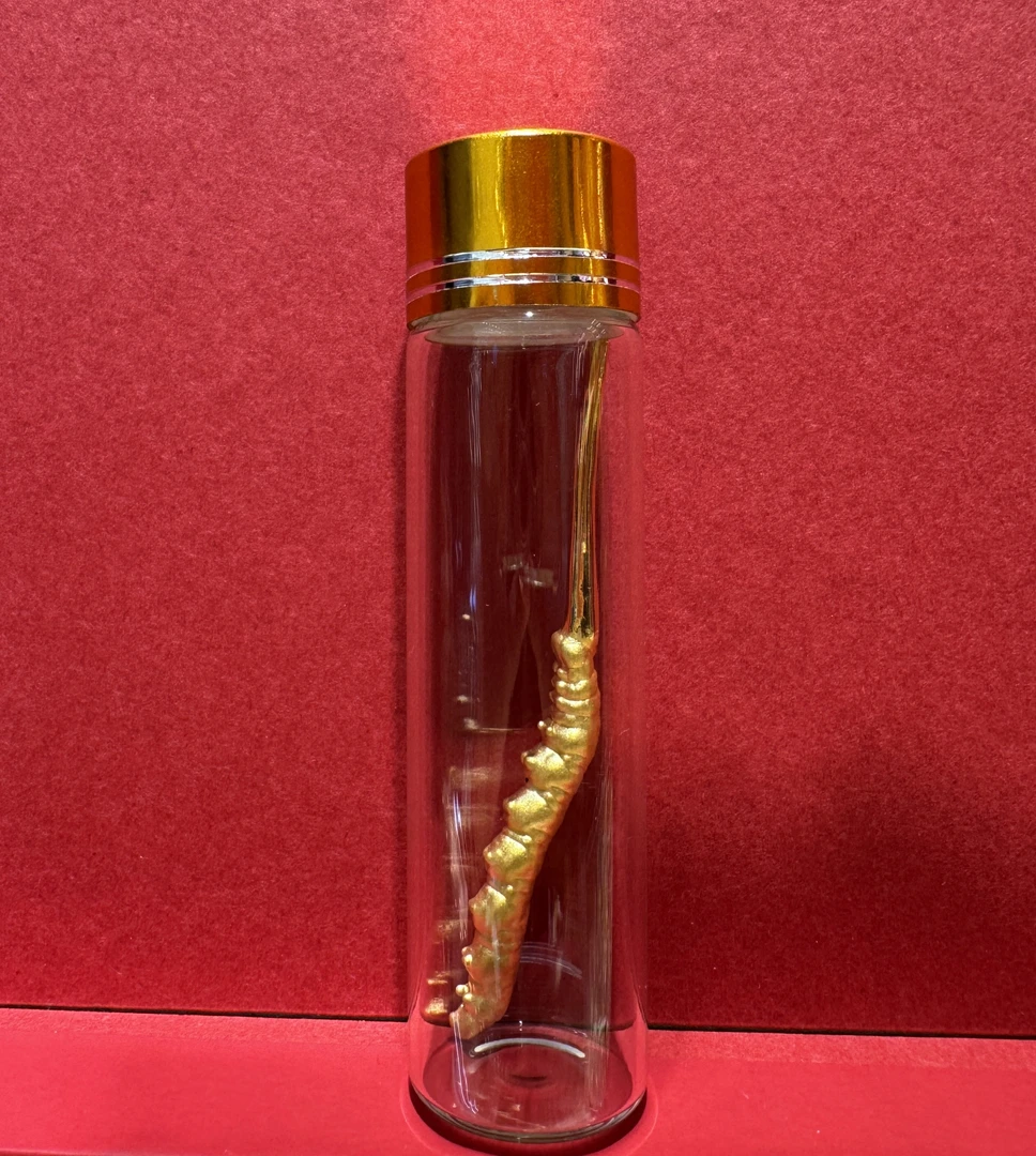 水贝黄金999足金冬虫夏草黄金款送礼佳选