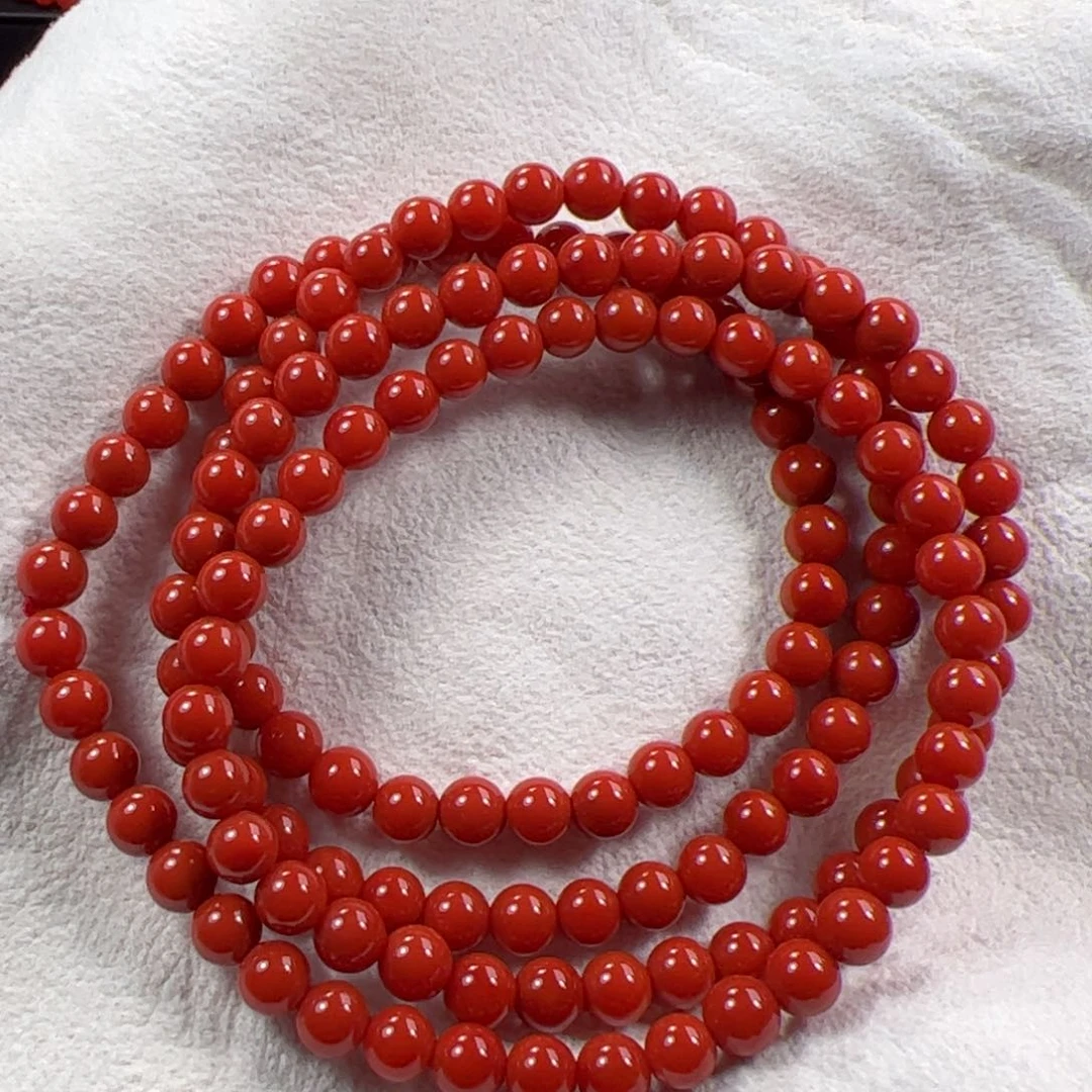 南红玛瑙珠子未镶嵌