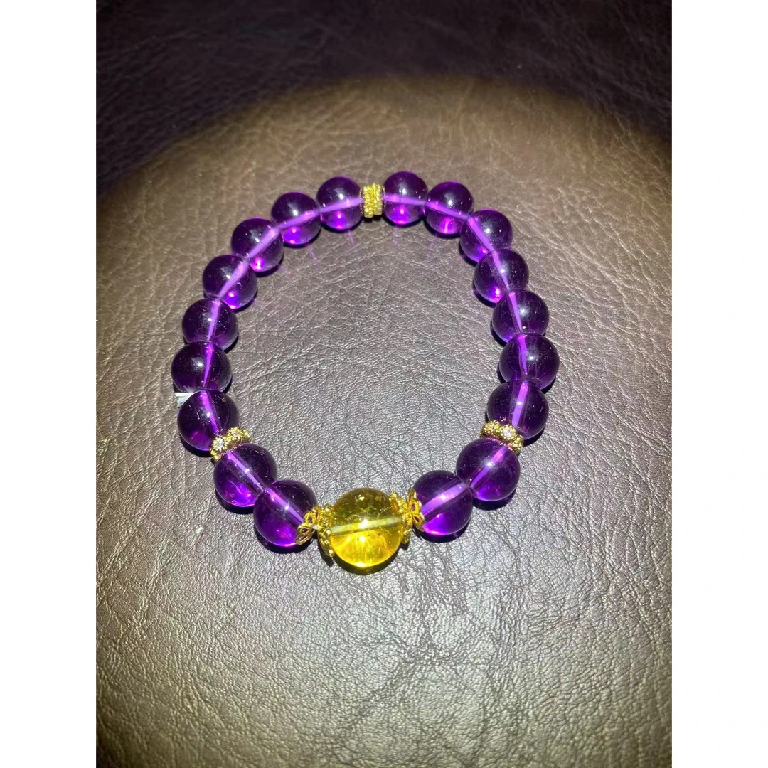 529紫水晶精品手串yw529（无礼盒）