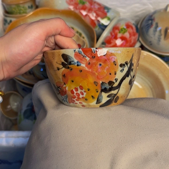 瓷片景德镇陶瓷手工手绘