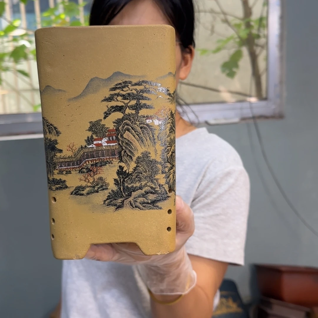 紫砂花盆紫砂口径14