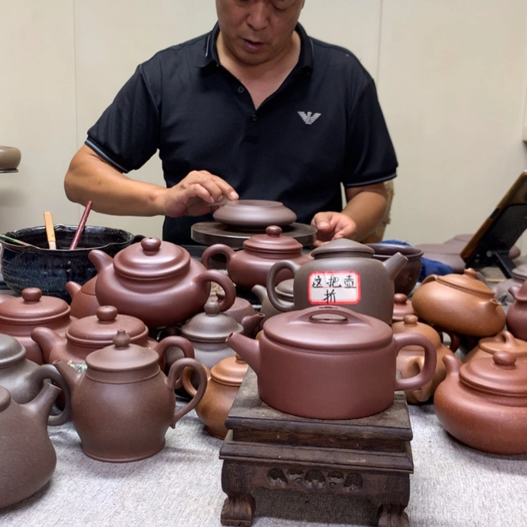 茶壶紫泥汉瓦180 C半手工制作