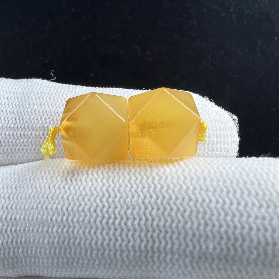 B1641瑕疵特价 天然蜜蜡腰珠13.7mm 支持鉴定 假一罚四