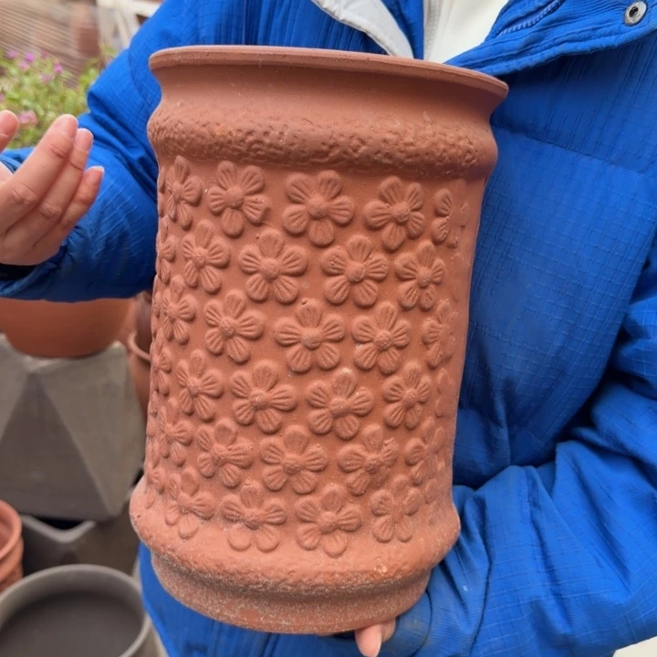 花盆紫砂口20高30宜兴紫砂