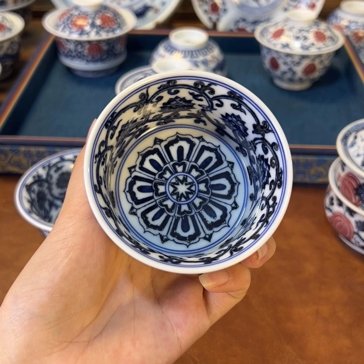 摆件景德镇陶瓷茶器百宝箱