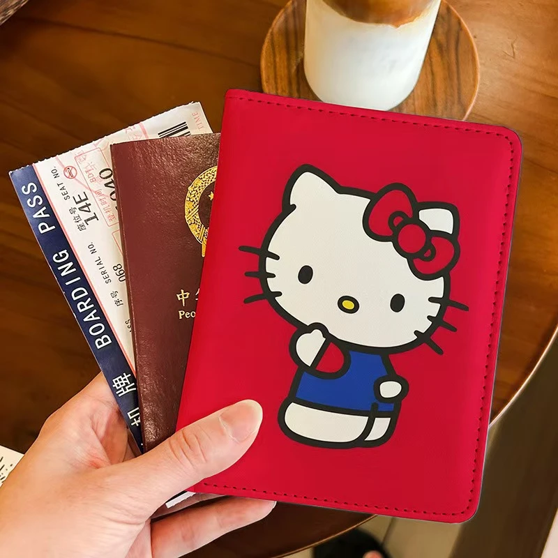 可爱猫咪护照夹高颜值银行卡证件包保护套多功能旅行便携