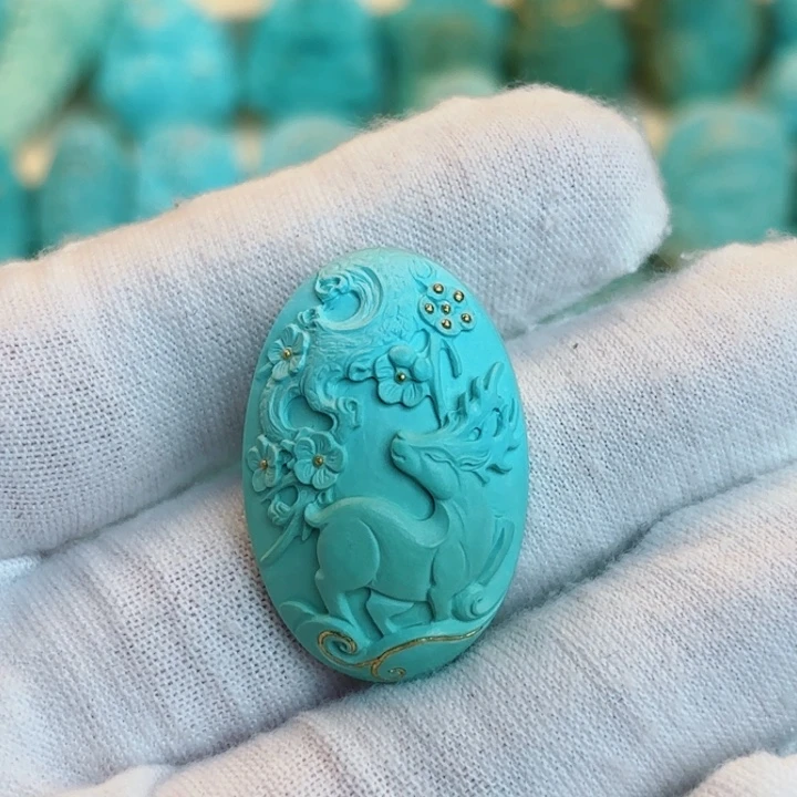 未镶嵌绿松石配饰