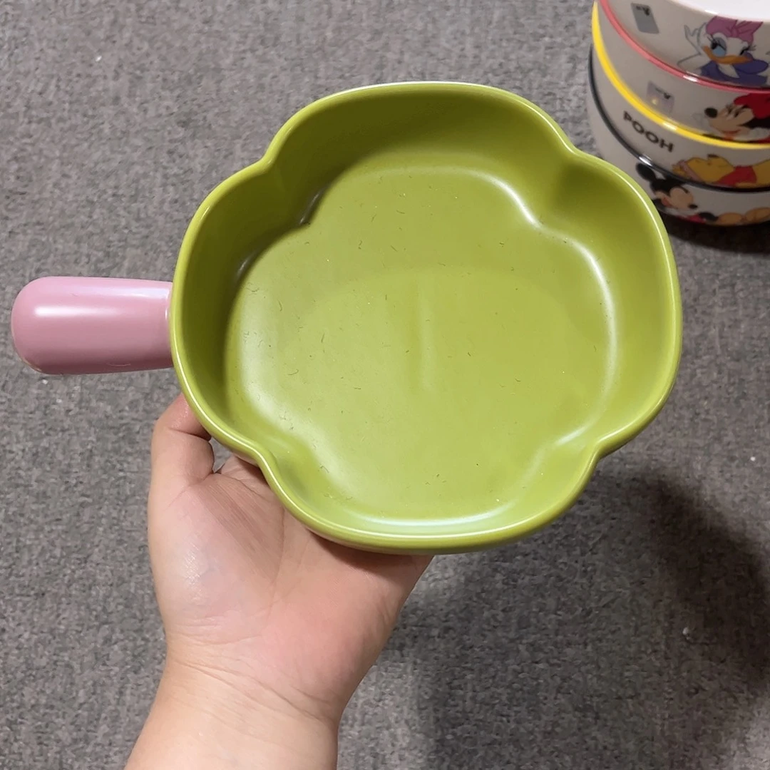 四叶草单饼盘陶瓷餐具