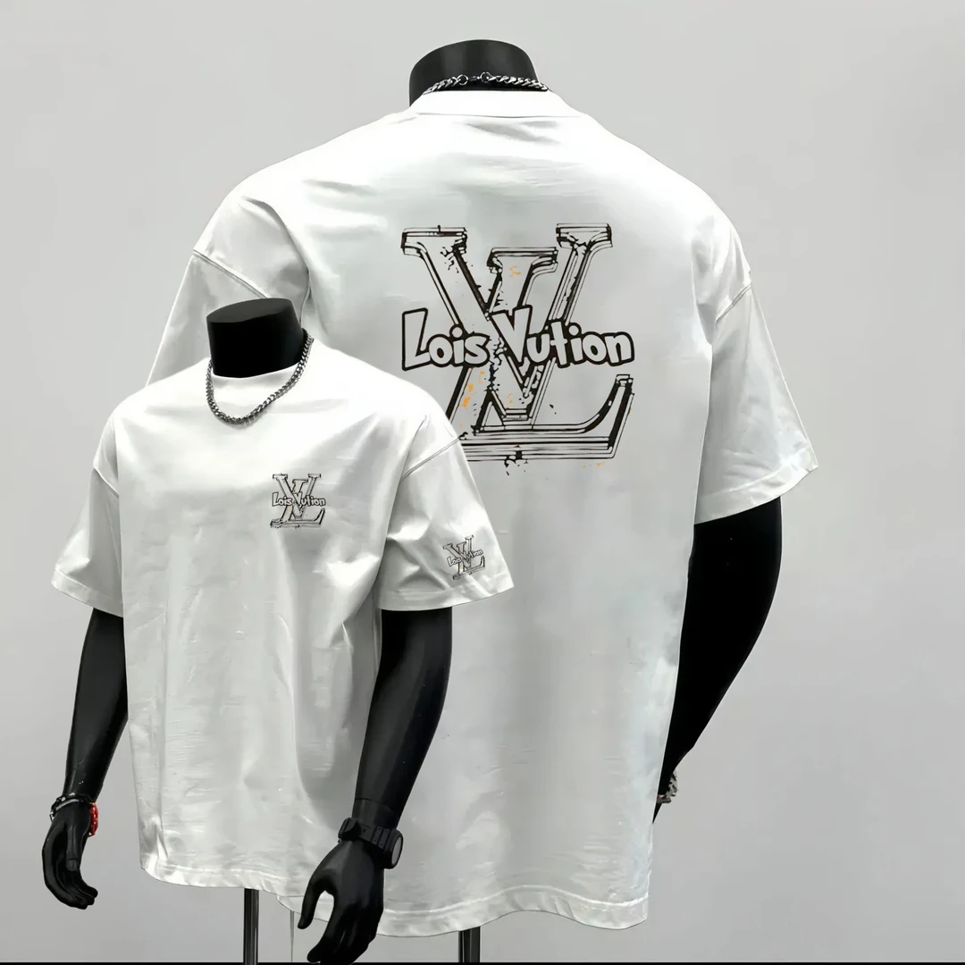 高端大气品质男装纯棉短袖T恤美式痞帅重磅休闲大码ins潮牌上衣