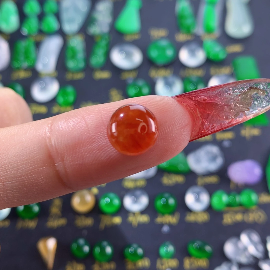 翡翠颈饰未镶嵌纯天然缅甸翡翠A货