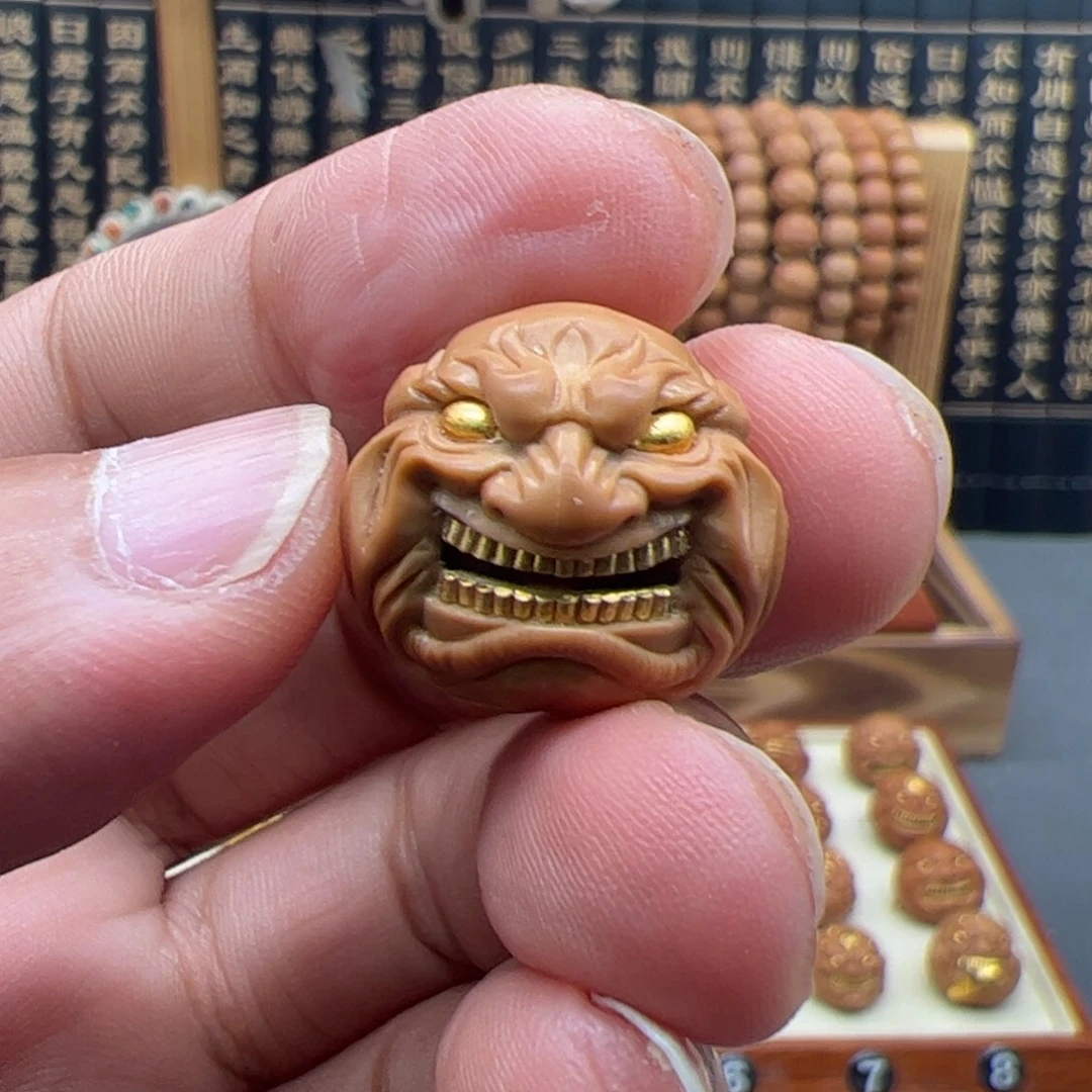 猴头核桃吊坠恶僧