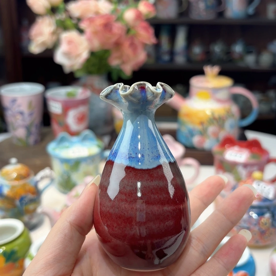 景德镇手绘高温釉下彩陶瓷茶具
