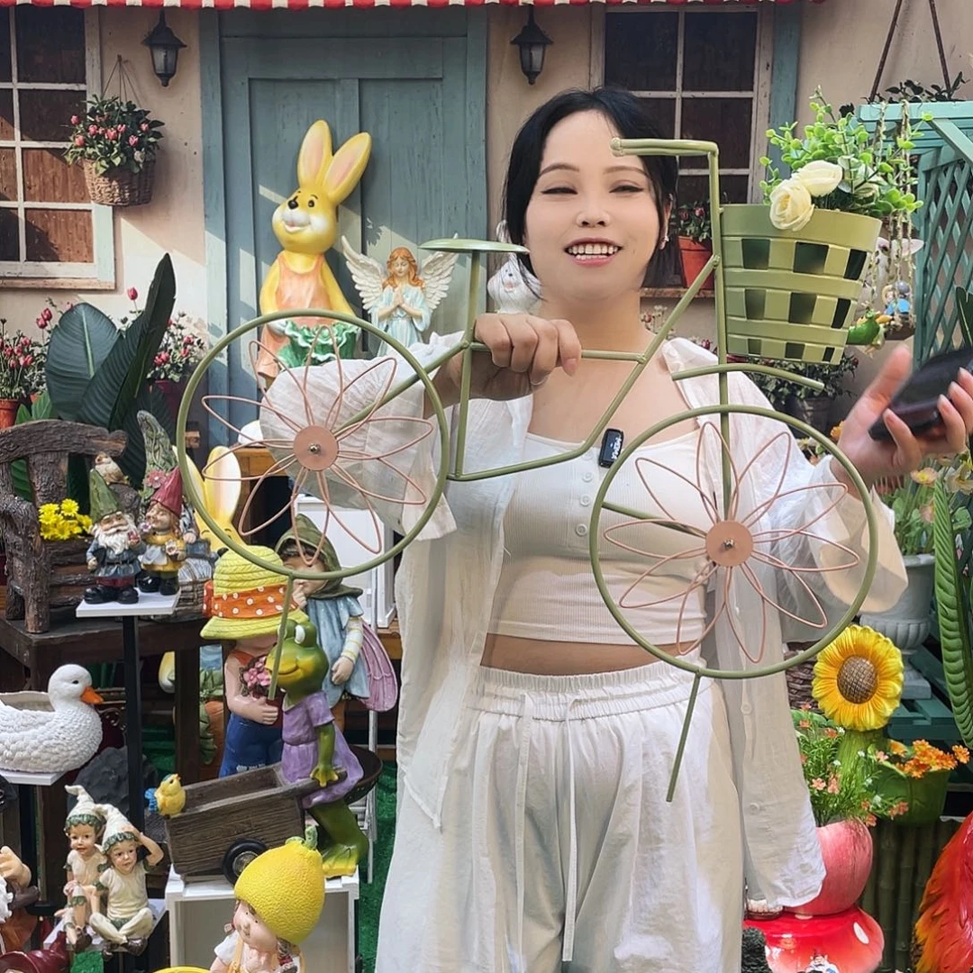 摆件花园摆件红红火火