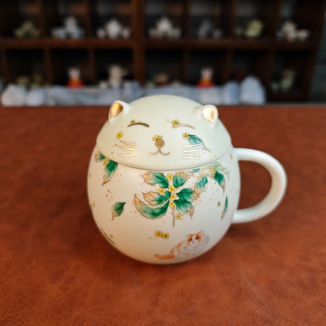 金胜毅猫咪办公杯1750