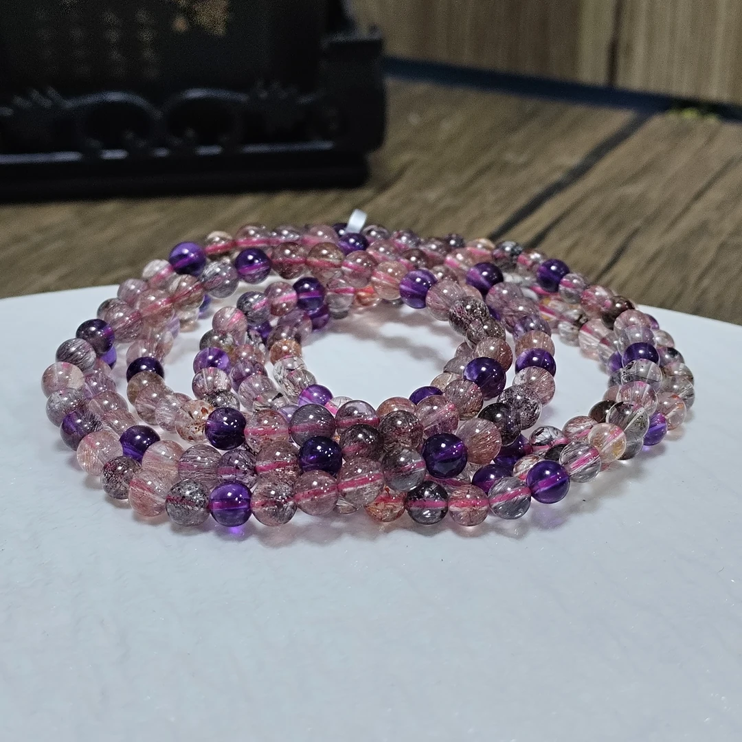 【书记甄选】超七三圈手链 多样性发一件 约5mm 1940BB