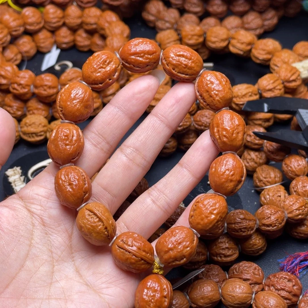文玩核桃手串大枣光头111