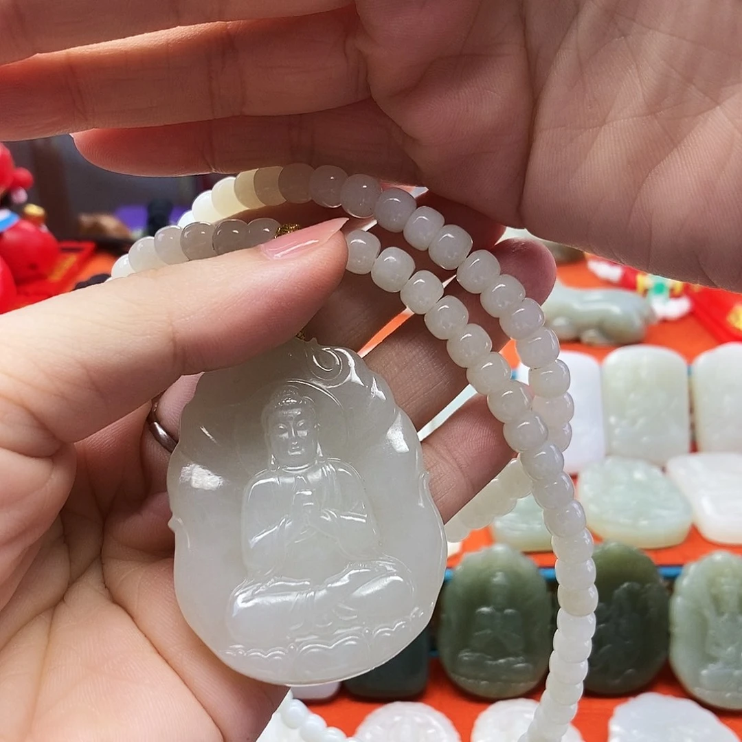 颈饰未镶嵌和田玉￡****￡