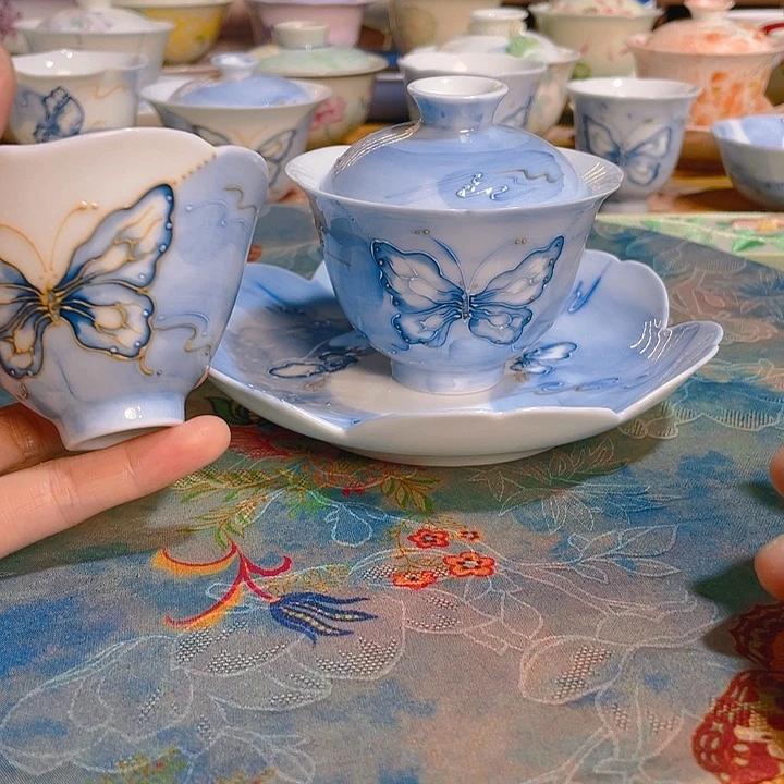 【闪购商品】茉*斗笠杯➕念露盖碗