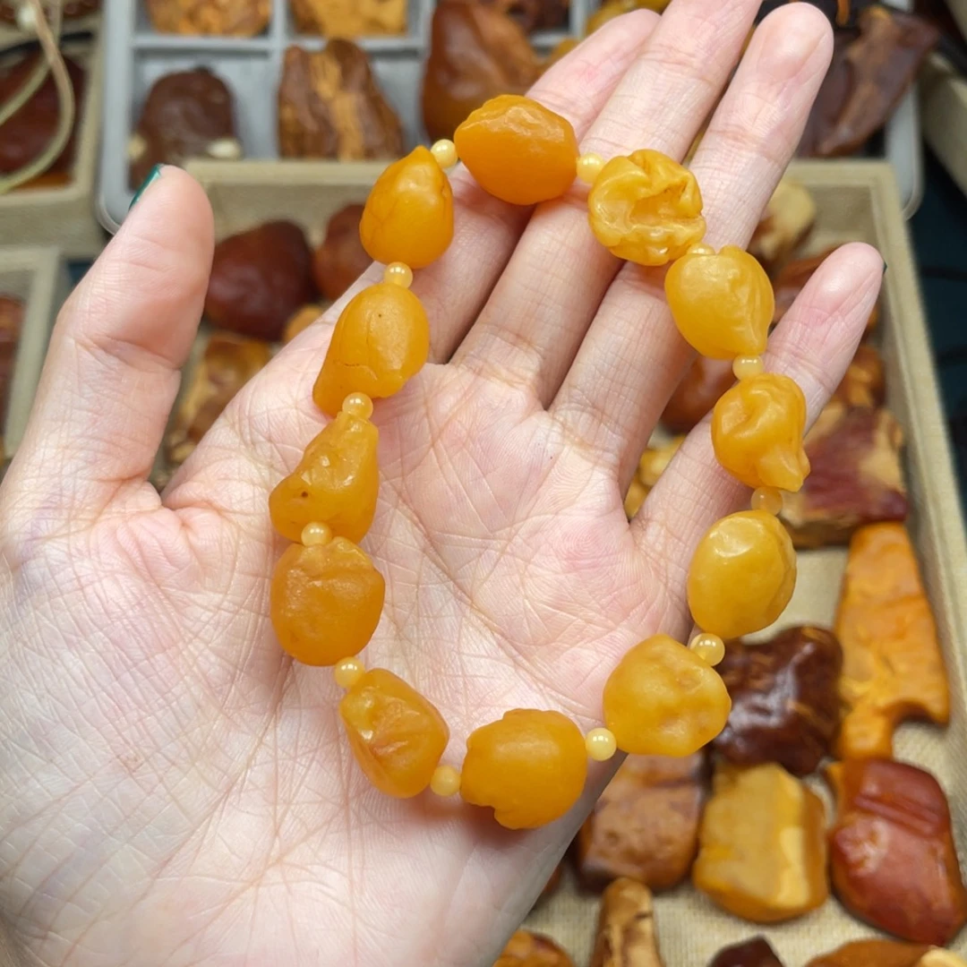 琥珀未镶嵌珠宝奇石