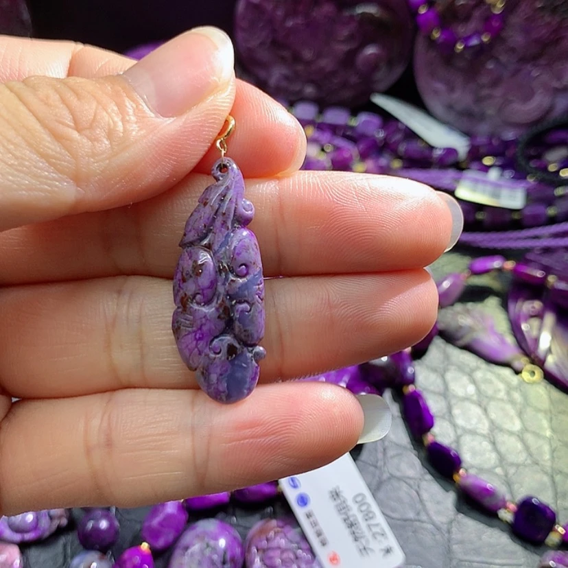 【闪购商品】苏纪石（舒俱来）18K金镶嵌吊坠赠链