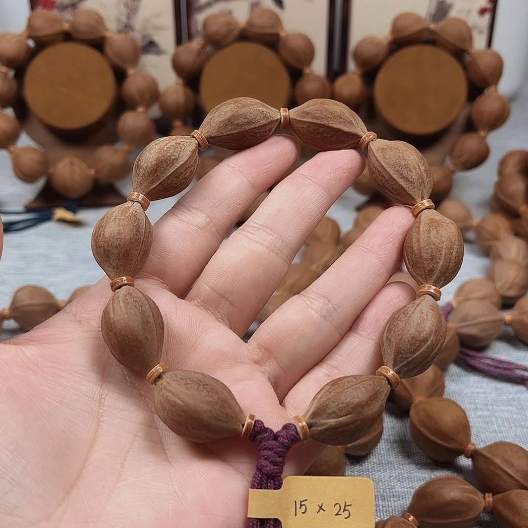 阿***叽橄榄核手串梅林铁核15.25橄榄核