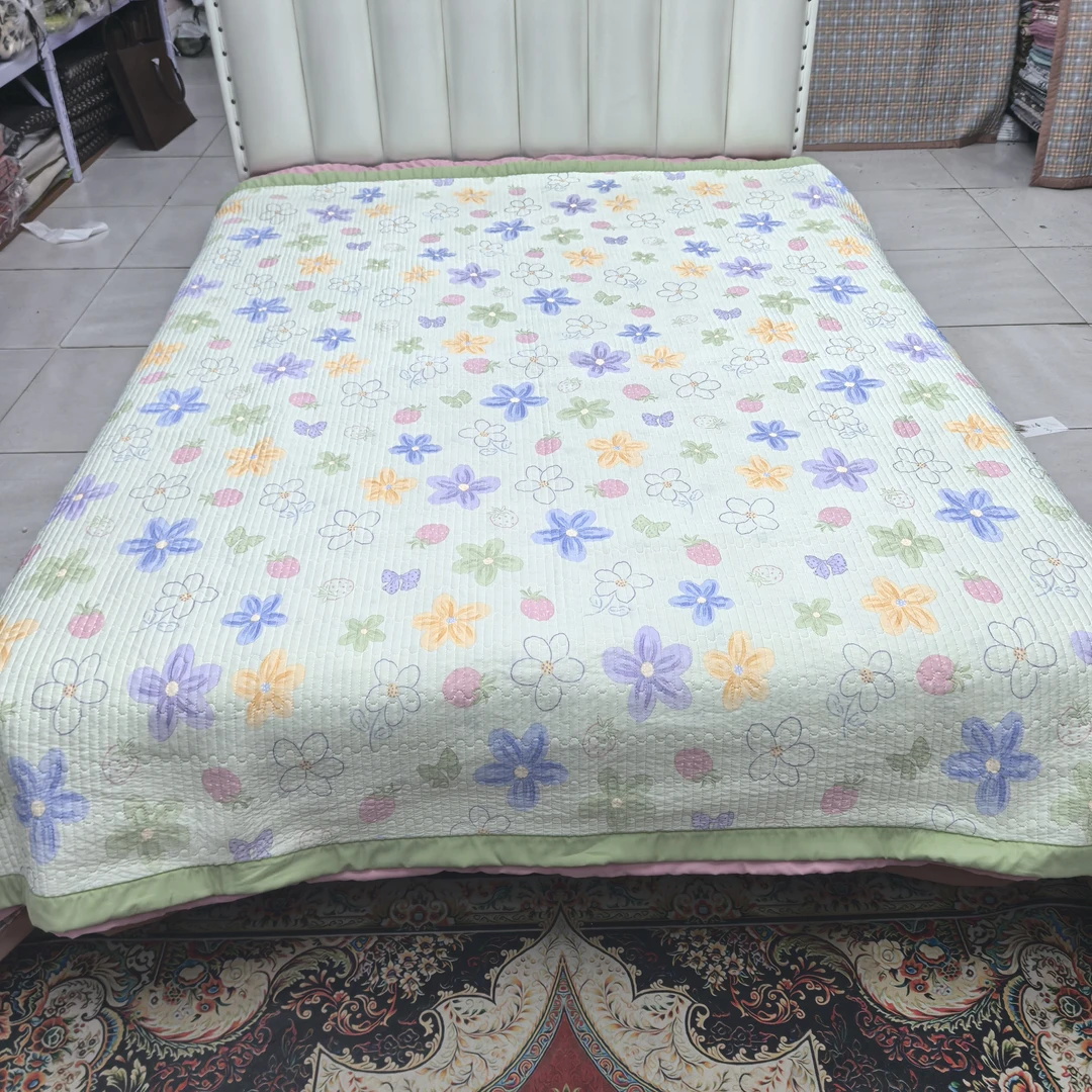 凉感丝凉席《花开遍野》2米✕2.3米