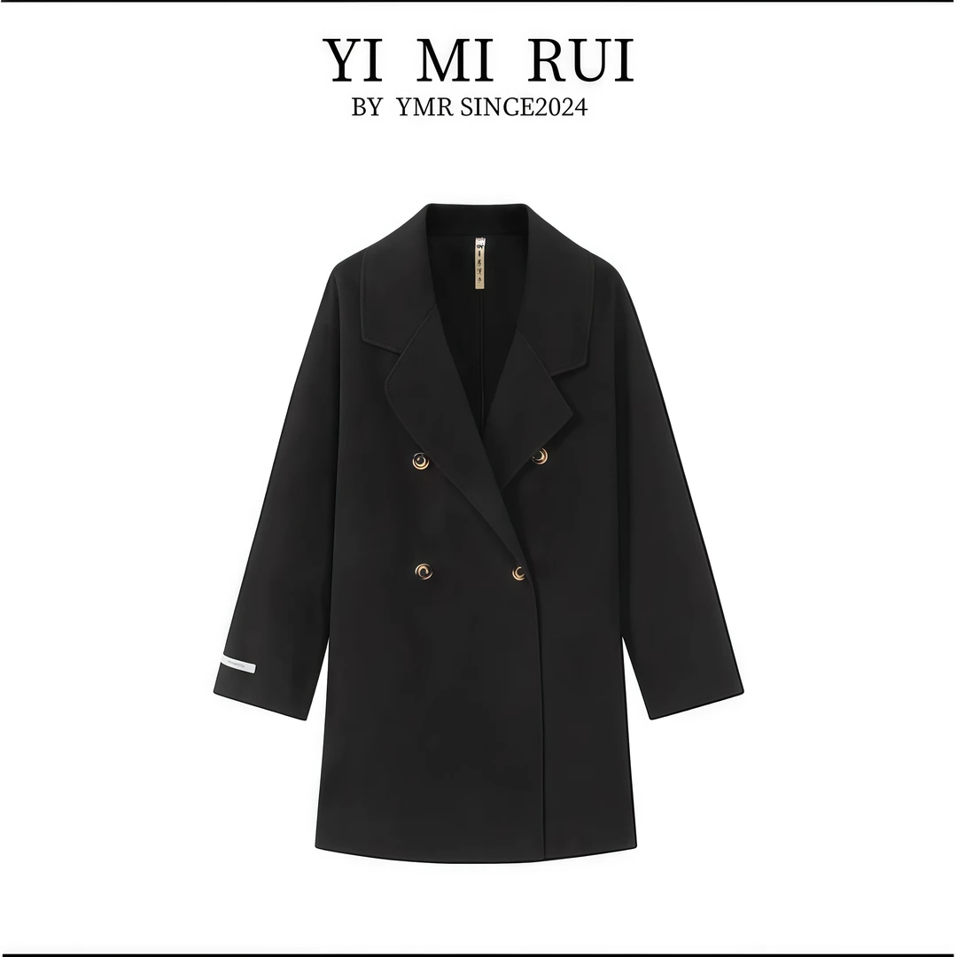 【茶芙巷】2313款时尚百搭四粒扣气质款大衣【YLL】