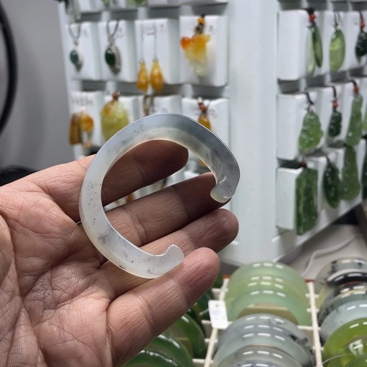 蛇纹石玉合金手镯