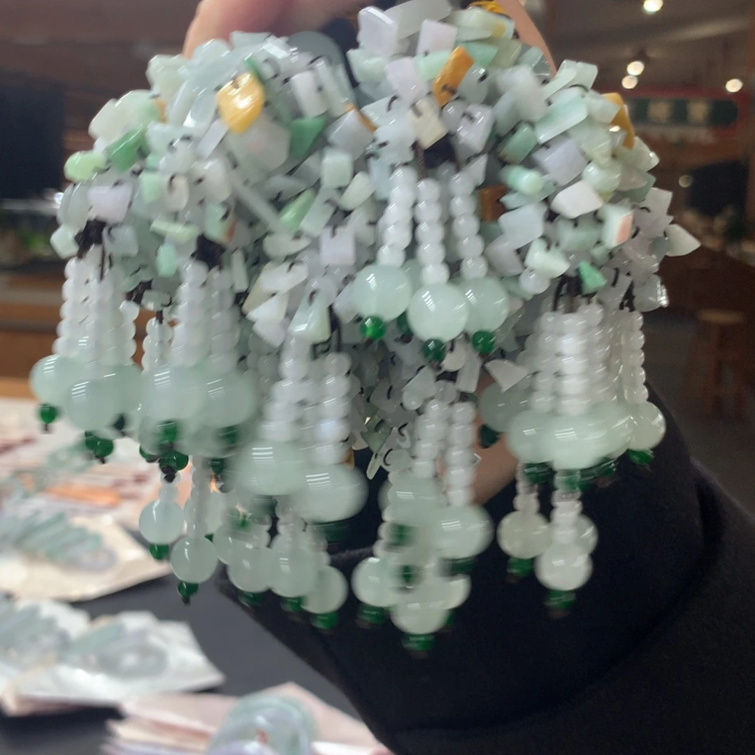 翡翠未镶嵌手镯手链多样性