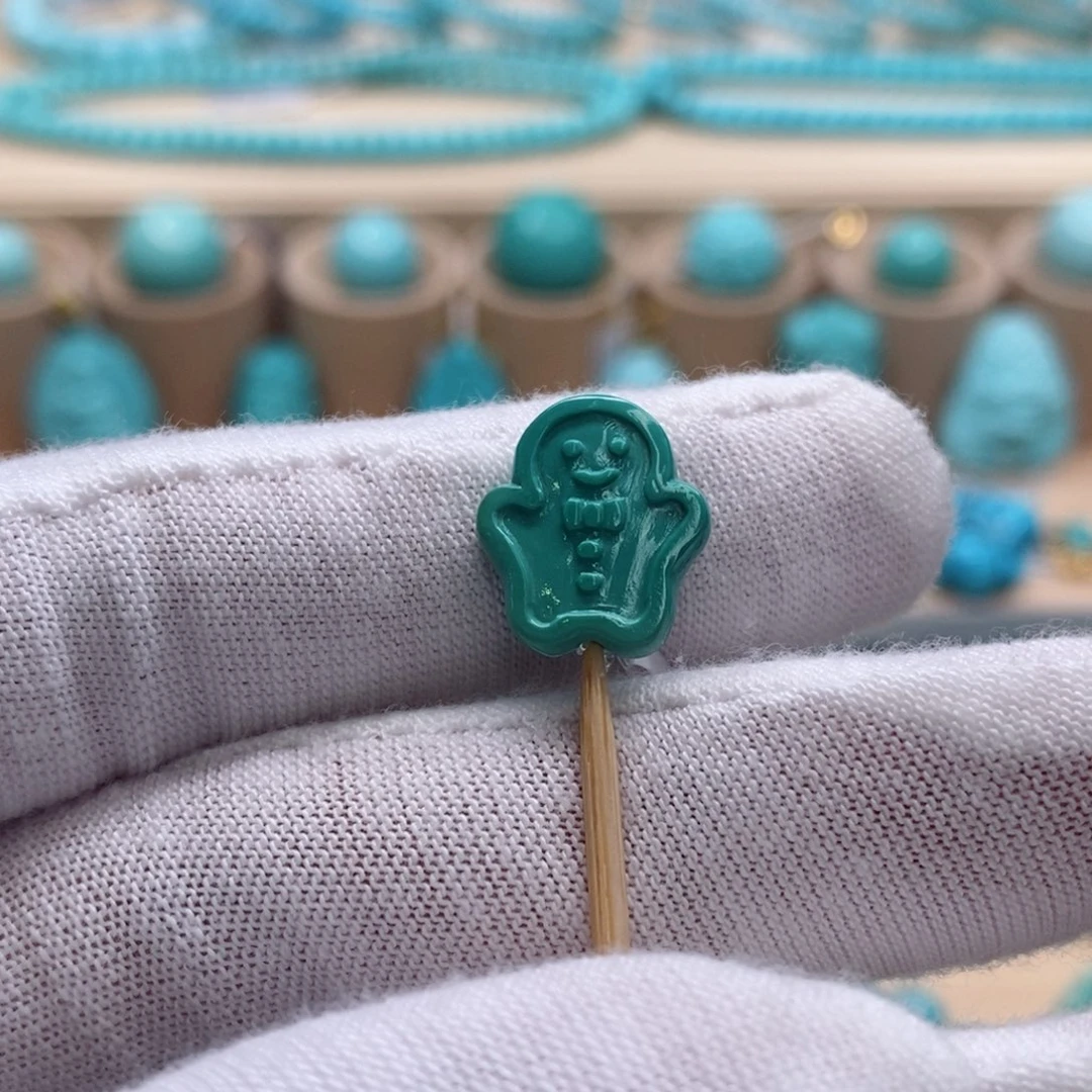 未镶嵌绿松石珠宝奇石