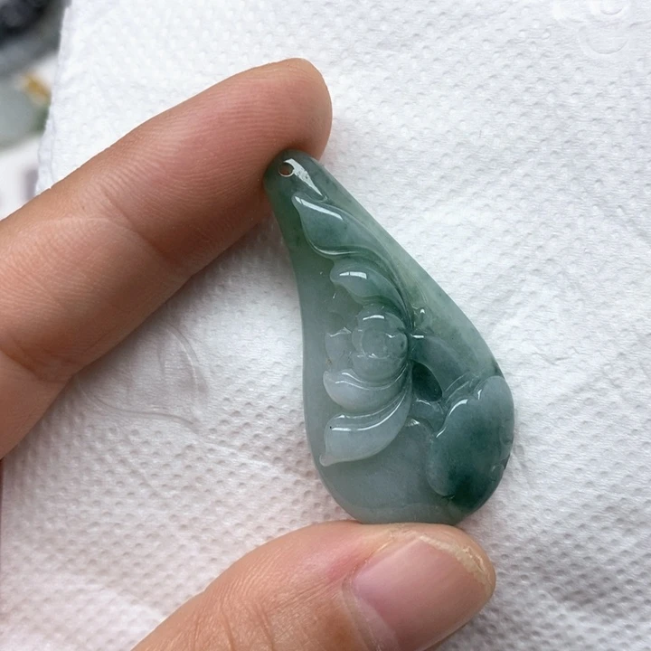 颈饰未镶嵌翡翠天然缅甸翡翠