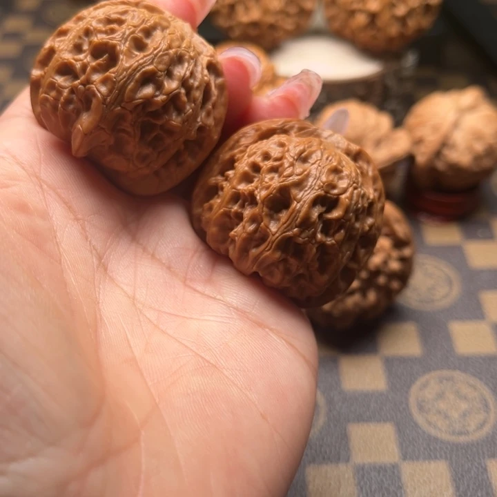 核桃37磨盘文玩核桃