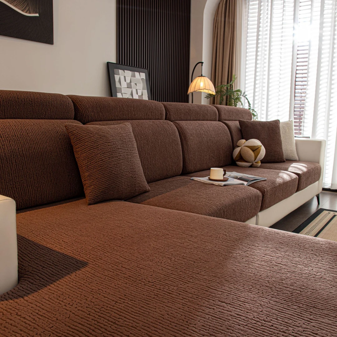 酥阳四季通用防滑弹力沙发套罩全包沙发坐垫防尘防猫抓简约设计