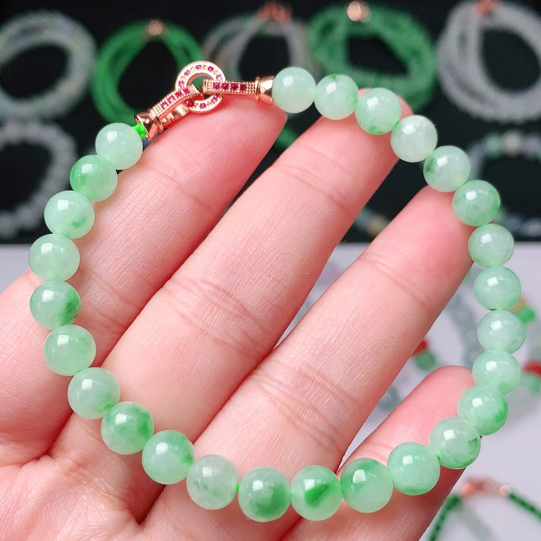 未镶嵌手链翡翠翡翠