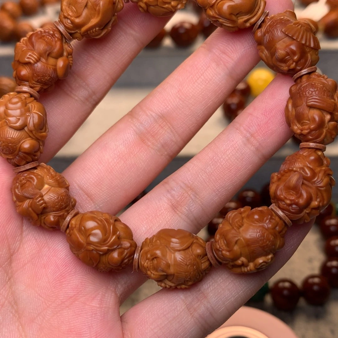 橄榄核手串/手链1.5财神手串