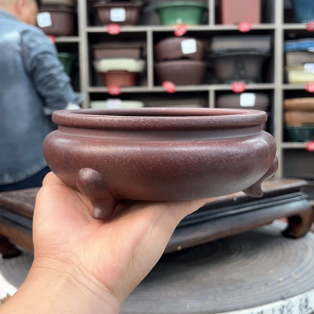 紫砂花盆紫砂的味道真的是很