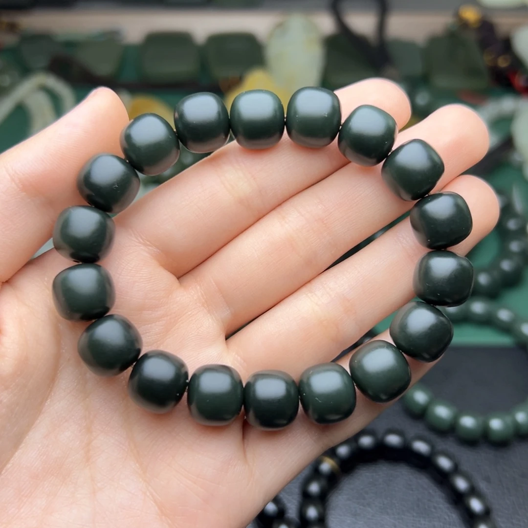 和田玉手链未镶嵌离*