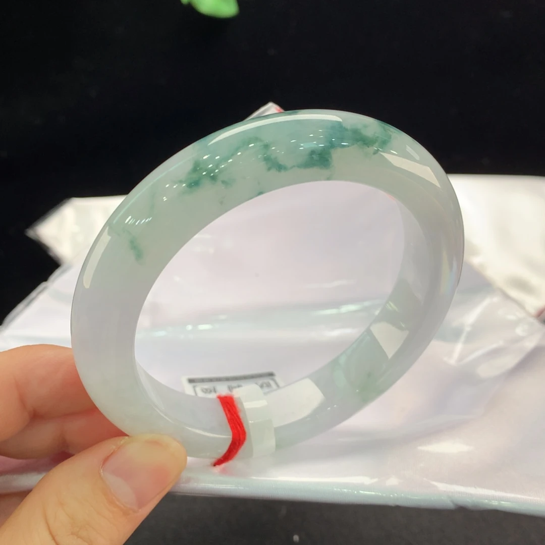 翡翠未镶嵌手镯0036