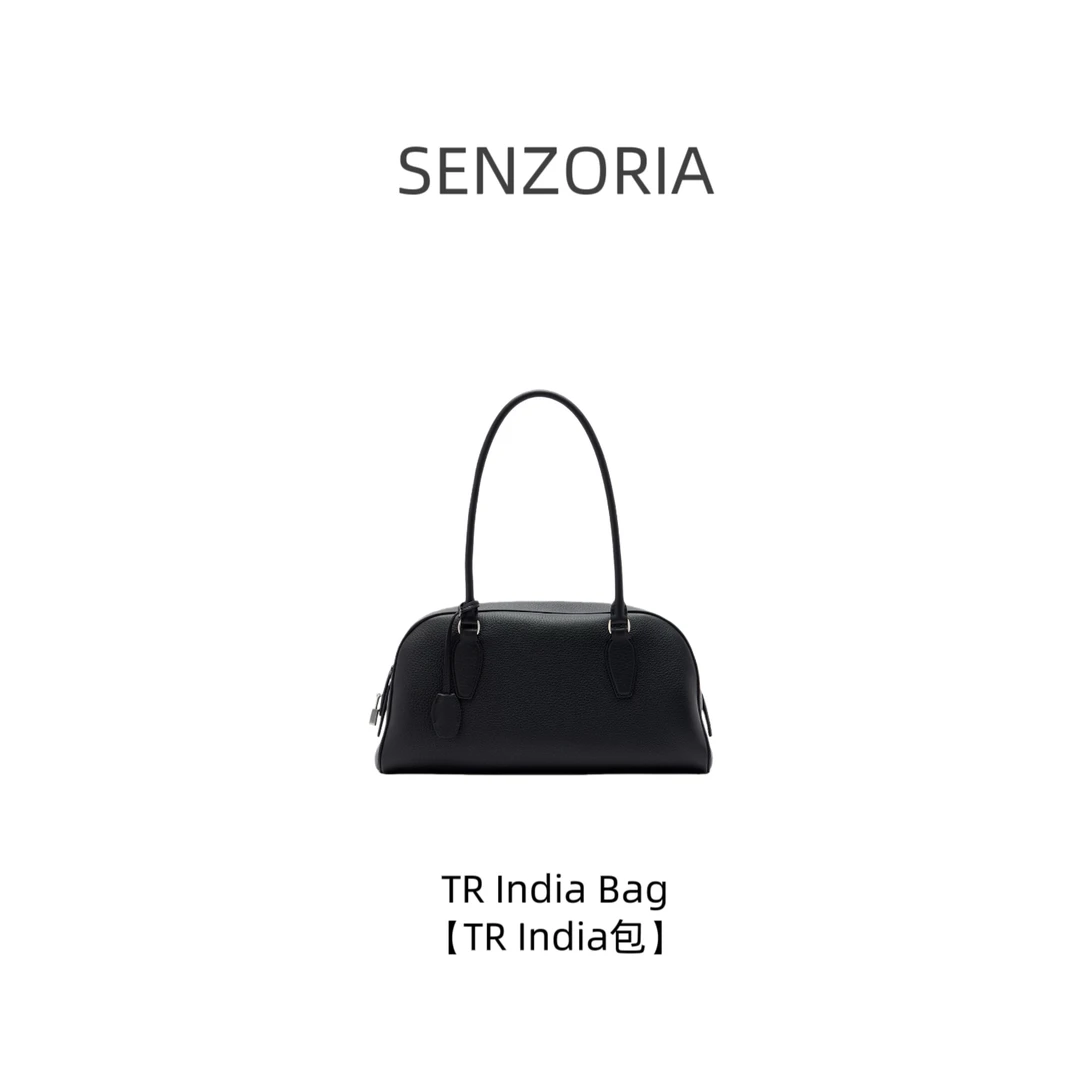 SENZORIA【EW India】 Row 轻奢长柄腋下保龄球波士顿大容量单肩包