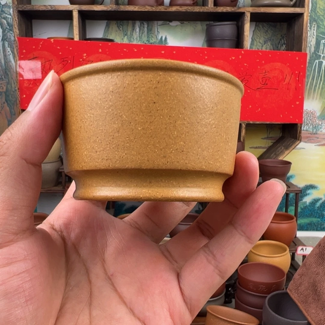茶杯紫砂拙器甄选，纯原本矿。