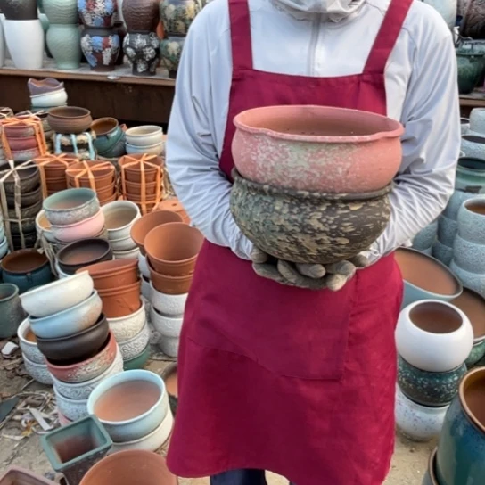 紫砂花盆口20高10正品正品