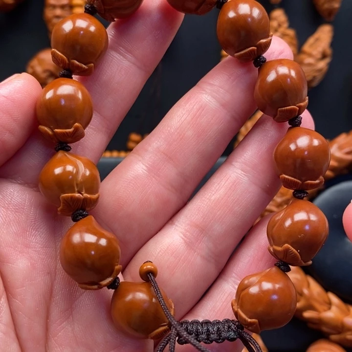 手串橄榄核13桃子