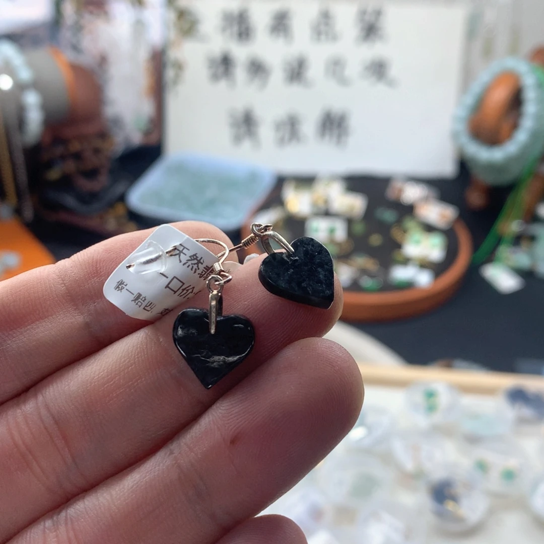 颈饰银S925镶嵌翡翠