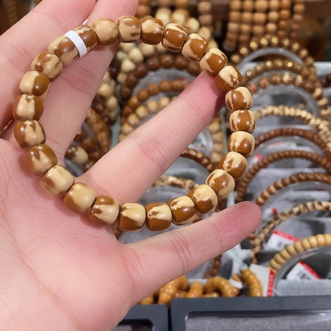 手串紫金鼠准*中三花实心