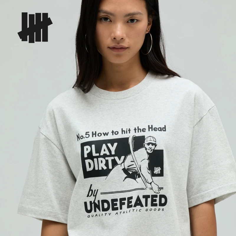 UNDEFEATED五条杠官方夏季新品休闲美式图案短袖T恤UC52GSS05M