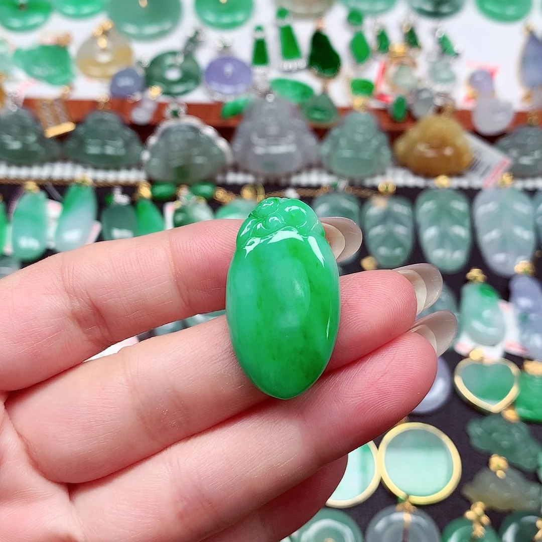 吊坠(不含链)未镶嵌翡翠天然翡翠A货