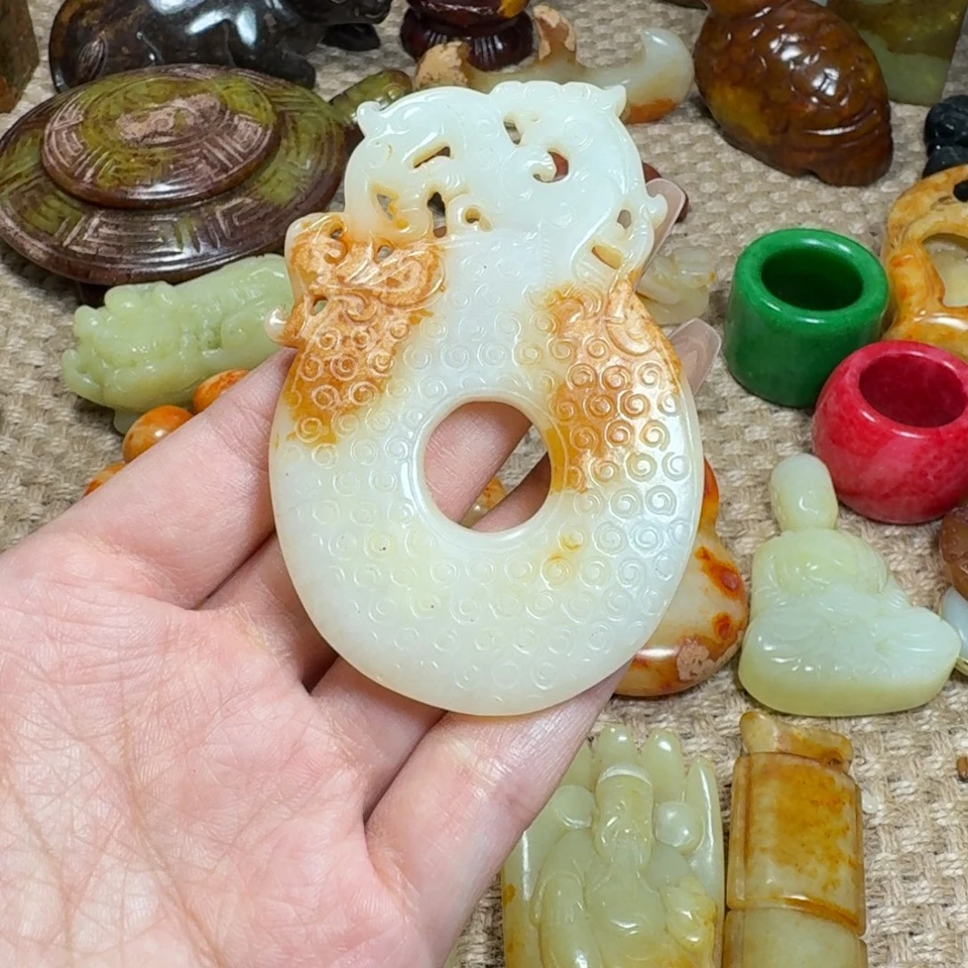 白玉菩提吊坠挂件