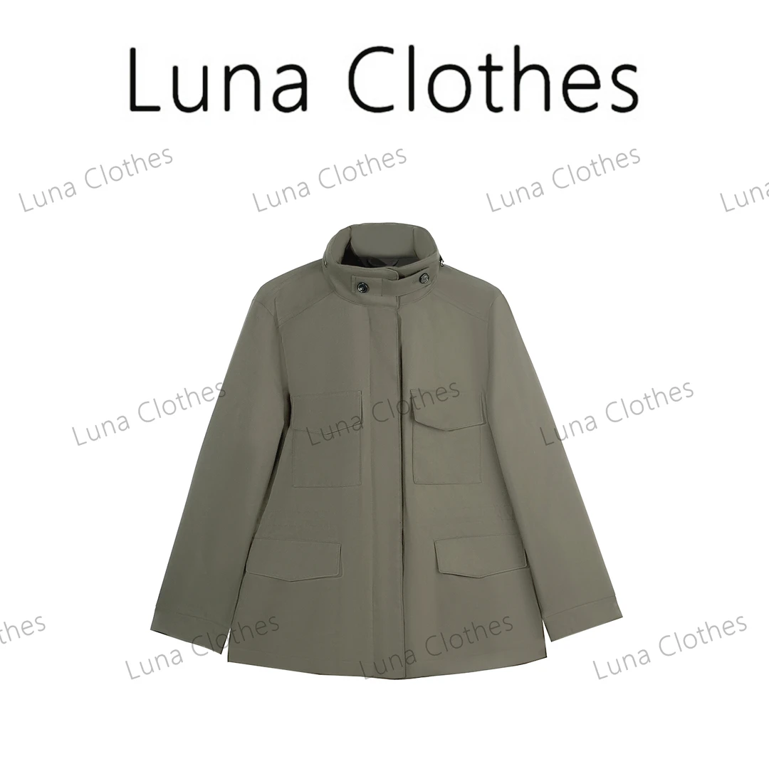 张妍LUNA‘LP夹克’立领多口袋设计初春百搭外套ZY0214